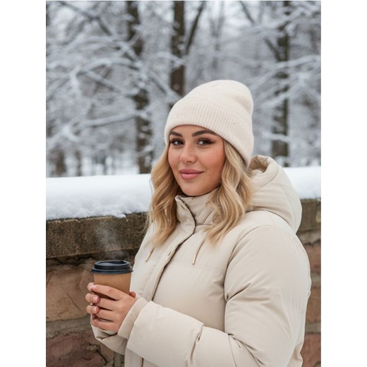 Sinsay - Czapka beanie - kremowy ze sklepu Sinsay w kategorii Czapki zimowe damskie - zdjęcie 186773752