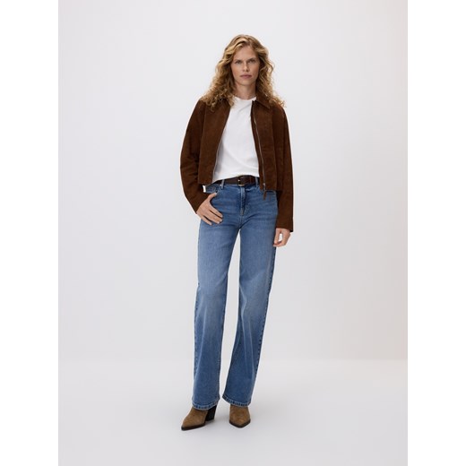 Reserved - Jeansy straight - niebieski Reserved 34 Reserved