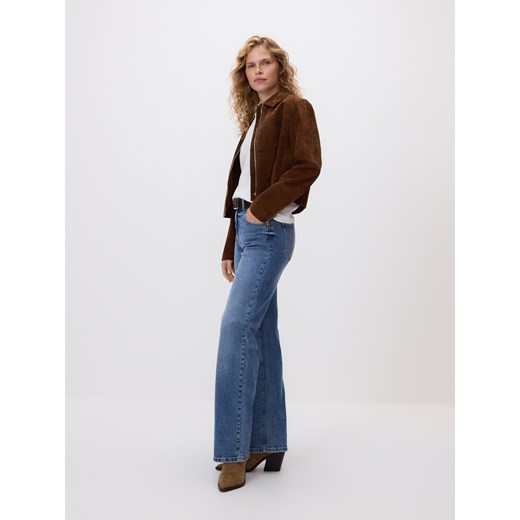 Reserved - Jeansy straight - niebieski Reserved 40 Reserved