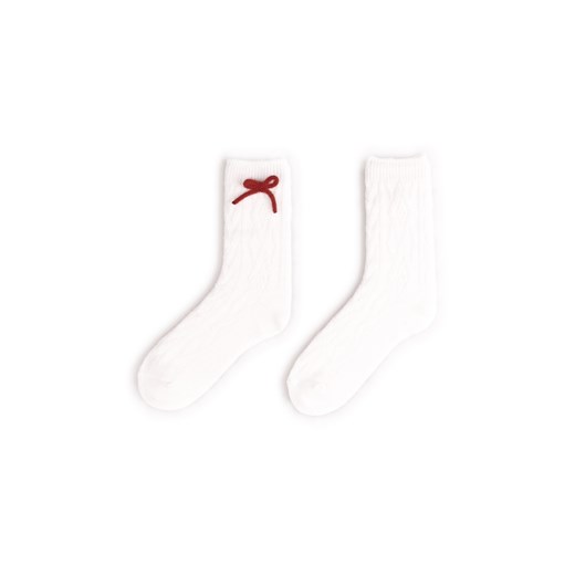 GATE Wysokie skarpetki z ozdobną kokardką 35-38 ze sklepu gateshop w kategorii Skarpetki damskie - zdjęcie 186774193