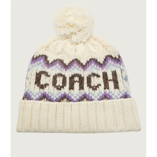 Coach Wełniana czapka FAIR ISLE ze sklepu Gomez Fashion Store w kategorii Czapki zimowe damskie - zdjęcie 186774293