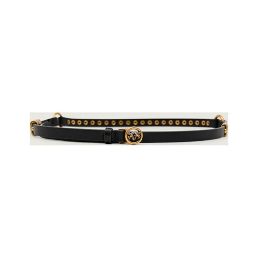 Pinko Skórzany pasek STUDS BELT H1,2 ze sklepu Gomez Fashion Store w kategorii Paski damskie - zdjęcie 186774321