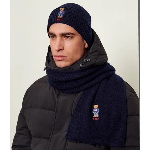 POLO RALPH LAUREN Szal + czapka | z dodatkiem wełny ze sklepu Gomez Fashion Store w kategorii Szaliki męskie - zdjęcie 186774322