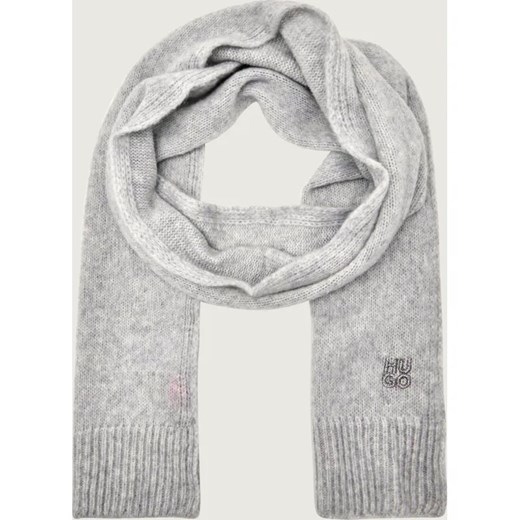 HUGO Wełniany szal + czapka Sarmi_Set - id: BU255W000005033 - marki Hugo Boss - 186774333 HUGO Wełniany szal + czapka Sarmi_Set ze sklepu Gomez Fashion Store w kategorii Szaliki i chusty damskie - zdjęcie 186774333