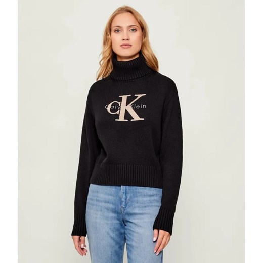 Calvin Klein Jeans Golf CHENILLE | Loose fit ze sklepu Gomez Fashion Store w kategorii Swetry damskie - zdjęcie 186774352