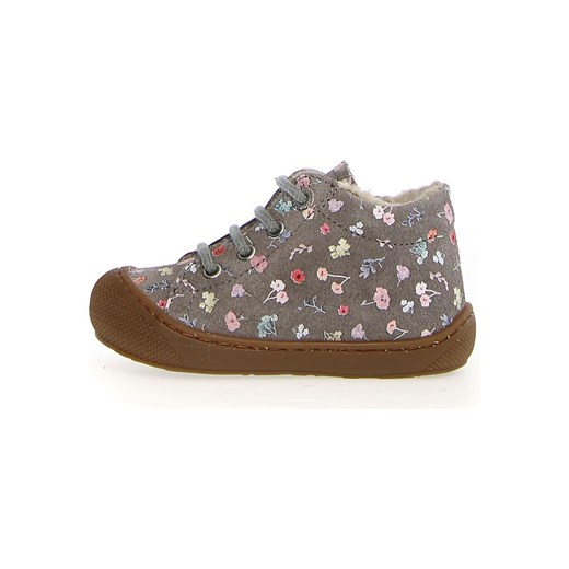 Naturino Skórzane buty &quot;Cocoon&quot; w kolorze jasnoszarym ze wzorem do nauki chodzenia ze sklepu Limango Polska w kategorii Buciki niemowlęce - zdjęcie 186775013