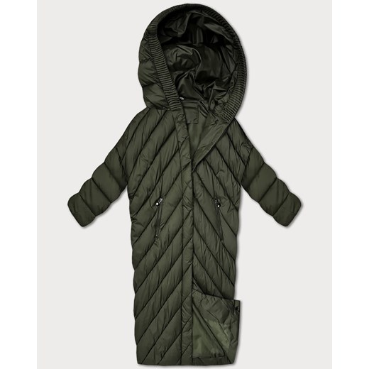 Kurtka zimowa typu nietoperz Minority khaki (P3-6026-22) - id: 25762 - marki Goodlookin.pl - 186775291 Kurtka zimowa typu nietoperz Minority khaki (P3-6026-22) ze sklepu goodlookin.pl w kategorii Kurtki damskie - zdjęcie 186775291