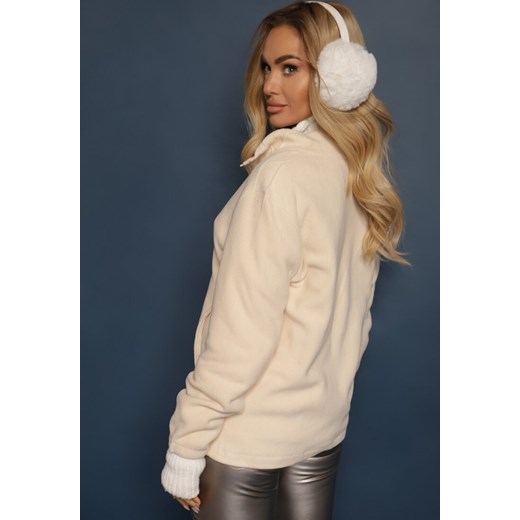 Jasnobeżowy Casualowy Polar Dannira Renee XL renee.pl
