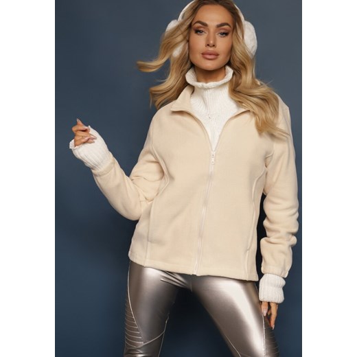 Jasnobeżowy Casualowy Polar Dannira Renee M renee.pl