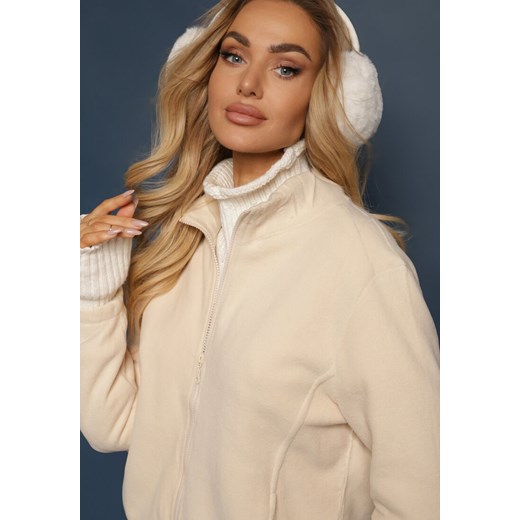 Jasnobeżowy Casualowy Polar Dannira Renee M renee.pl