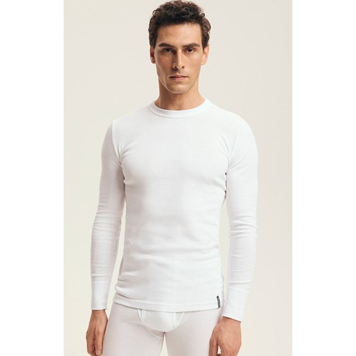 Henderson koszulka męska z długim rękawem 2149-J1, Kolor biały, Rozmiar L, Henderson ze sklepu Primodo w kategorii Podkoszulki męskie - zdjęcie 186776731