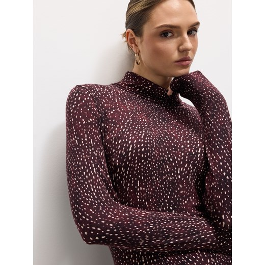 Mohito - Sukienka maxi - ciemnobrązowy Mohito S Mohito