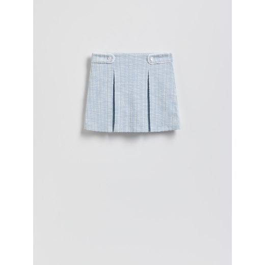 Reserved - Tweedowe spódnico-szorty - jasnoniebieski ze sklepu Reserved w kategorii Spódnice dziewczęce - zdjęcie 186777562
