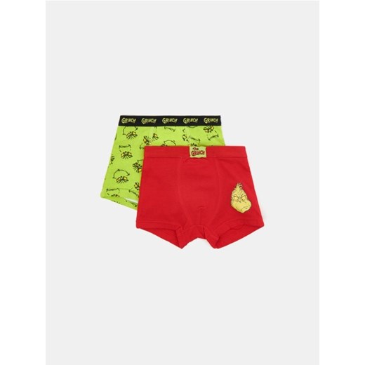 Sinsay - Bokserki 2 pack Grinch - wielobarwny - id: 895FZ-MLC - marki Sinsay - 186777792 Sinsay - Bokserki 2 pack Grinch - wielobarwny ze sklepu Sinsay w kategorii Majtki dziecięce - zdjęcie 186777792
