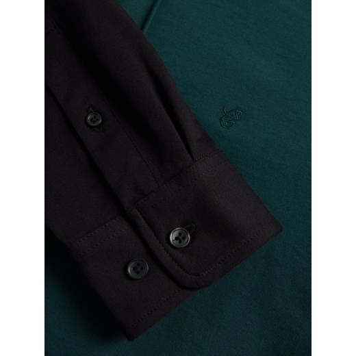 Reserved - Gładka koszula slim fit - czarny Reserved S Reserved