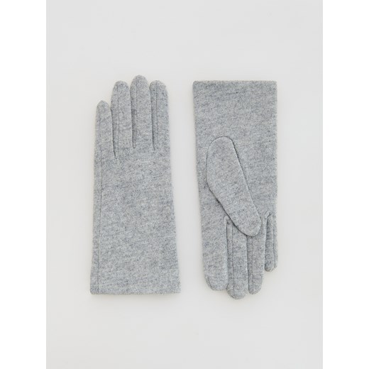 Reserved - Rękawiczki z wełną - ciemnoszary ze sklepu Reserved w kategorii Rękawiczki damskie - zdjęcie 186783364