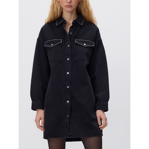 Reserved - Jeansowa sukienka - czarny Reserved XL Reserved