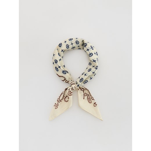 Reserved - Bawełniana apaszka - złamana biel Reserved ONE SIZE wyprzedaż Reserved