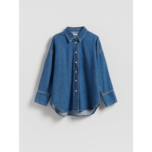 Reserved - Jeansowa koszula - niebieski ze sklepu Reserved w kategorii Koszule damskie - zdjęcie 186783700