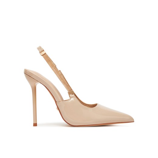 DeeZee Szpilki Q96229-5 Beżowy ze sklepu MODIVO w kategorii Sandały damskie - zdjęcie 186784192