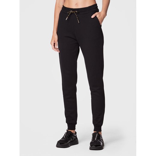 Armani Exchange Spodnie dresowe 6LYP70 YJ5VZ 1200 Czarny Regular Fit ze sklepu MODIVO w kategorii Spodnie damskie - zdjęcie 186784200