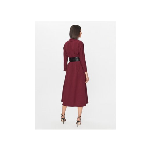 Imperial Sukienka codzienna AAFZGEU Bordowy Regular Fit Imperial XS MODIVO