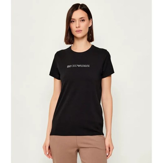 Emporio Armani T-shirt | Regular Fit ze sklepu Gomez Fashion Store w kategorii Bluzki damskie - zdjęcie 186785003