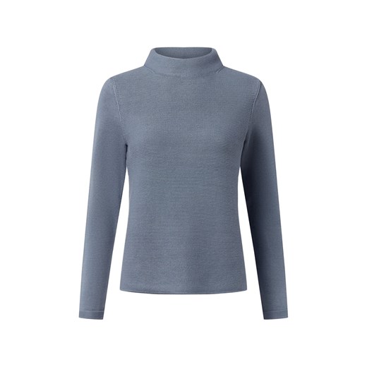 Marc O'Polo Sweter damski z dzianiny Kobiety Bawełna niebieski jednolity ze sklepu vangraaf w kategorii Swetry damskie - zdjęcie 186785382