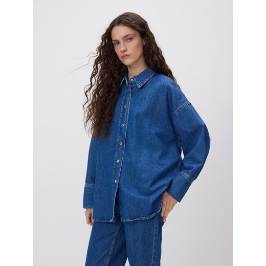 Reserved - Jeansowa koszula - niebieski ze sklepu Reserved w kategorii Koszule damskie - zdjęcie 186785862