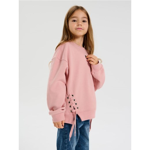 Sinsay - Bluza crewneck - różowy ze sklepu Sinsay w kategorii Bluzy dziewczęce - zdjęcie 186787622