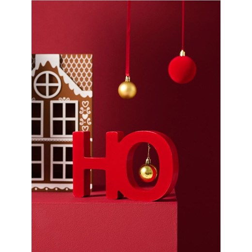 Sinsay - Ozdobny napis świąteczny - czerwony ze sklepu Sinsay w kategorii Dekoracje bożonarodzeniowe - zdjęcie 186787671