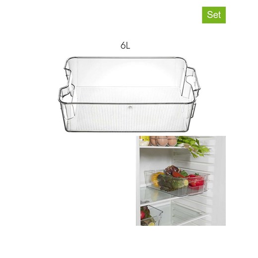 COOK CONCEPT Organizery (2 szt.) do lodówki - 21 x 9 x 32 cm ze sklepu Limango Polska w kategorii Akcesoria i przechowywanie - zdjęcie 186788551