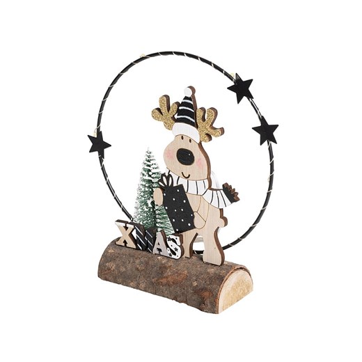 Hollybell Dekoracyjna lampa LED w kolorze brązowym - 16 x 17 x 4,5 cm - id: 17726227 - marki Hollybell - 186788753 Hollybell Dekoracyjna lampa LED w kolorze brązowym - 16 x 17 x 4,5 cm ze sklepu Limango Polska w kategorii Oświetlenie - zdjęcie 186788753