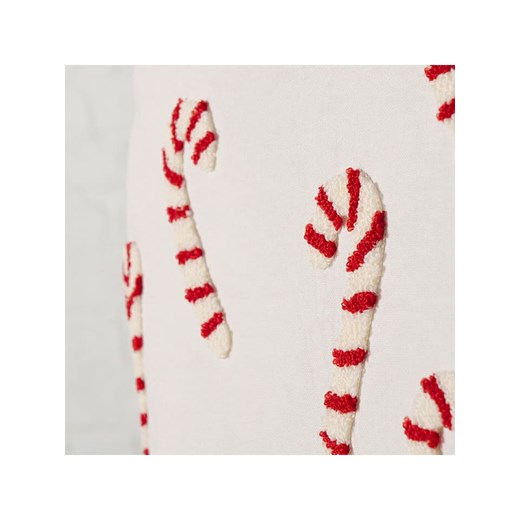Boltze Poduszka "Candycane" w kolorze biało-czerwonym - 45 x 45 cm Boltze onesize wyprzedaż Limango Polska