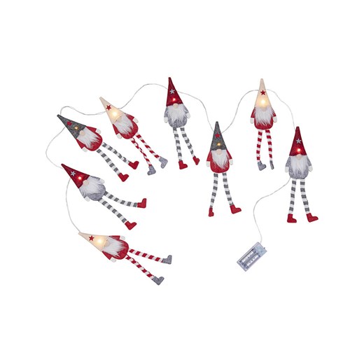 STAR Trading Łańcuch świetlny LED "Alf" w kolorze czerwono-białym - dł. 140 cm - id: 17867110 - marki Star Trading - 186789581 STAR Trading Łańcuch świetlny LED "Alf" w kolorze czerwono-białym - dł. 140 cm ze sklepu Limango Polska w kategorii Oświetlenie - zdjęcie 186789581