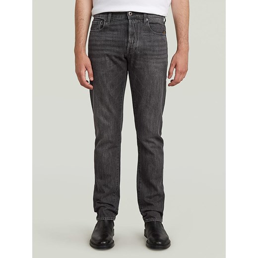 G-Star Dżinsy &quot;3301&quot; - Regular fit - w kolorze antracytowym ze sklepu Limango Polska w kategorii Jeansy męskie - zdjęcie 186789744