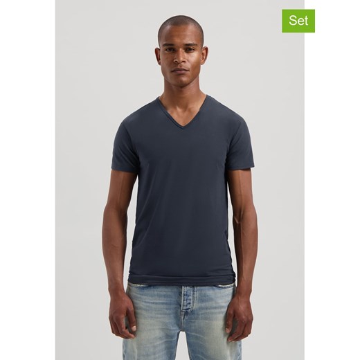 DSTREZZED Koszulki (2 szt.) w kolorze granatowym ze sklepu Limango Polska w kategorii T-shirty męskie - zdjęcie 186790074