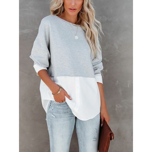 LA Angels Bluza w kolorze biało-szarym La Angels L okazja Limango Polska