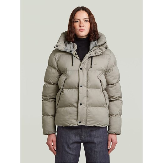 G-Star Kurtka pikowana w kolorze szarobrązowym ze sklepu Limango Polska w kategorii Kurtki damskie - zdjęcie 186791460