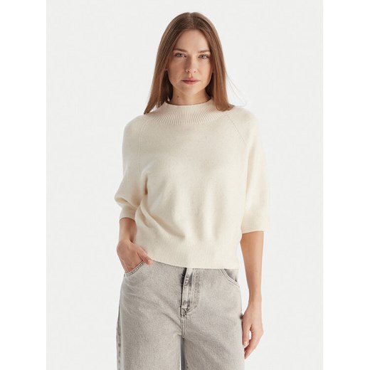 Kontatto Sweter 3M0903C Écru Regular Fit ze sklepu MODIVO w kategorii Swetry damskie - zdjęcie 186791651