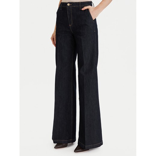 ViCOLO Jeansy DF5086 Granatowy Wide Leg ze sklepu MODIVO w kategorii Jeansy damskie - zdjęcie 186791660