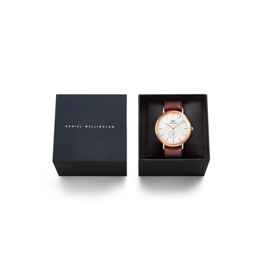Daniel Wellington Zegarek Classic St. Mawes Horloge DW00100871 Brązowy ze sklepu MODIVO w kategorii Zegarki - zdjęcie 186791670