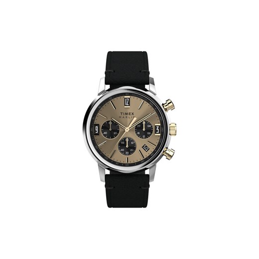 Timex Zegarek Marlin® Quartz Chronograph TW2W60300 Czarny ze sklepu MODIVO w kategorii Zegarki - zdjęcie 186791723