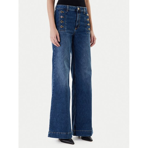 ViCOLO Jeansy DF5076 Niebieski Wide Leg ze sklepu MODIVO w kategorii Jeansy damskie - zdjęcie 186791740