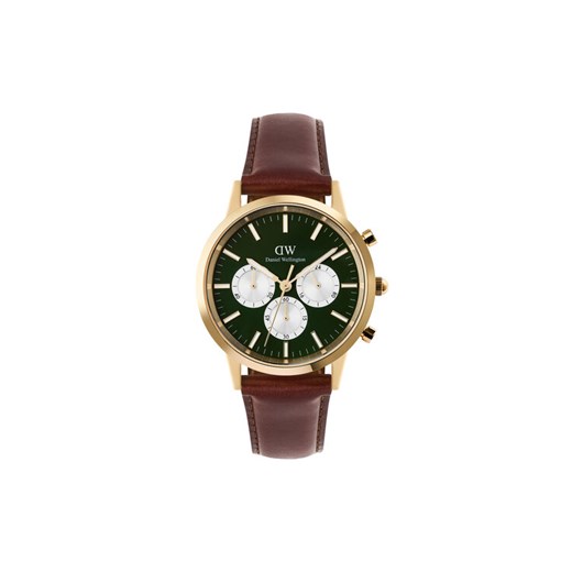 Daniel Wellington Zegarek Iconic Chronograph St Mawes Arctic Panda DW00100876 Brązowy ze sklepu MODIVO w kategorii Zegarki - zdjęcie 186791751