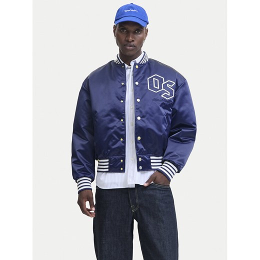 Jack & Jones Kurtka bomber Meadows 12282953 Niebieski Regular Fit ze sklepu MODIVO w kategorii Kurtki męskie - zdjęcie 186791763