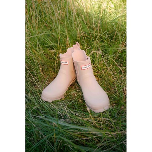 Kalosze Hunter HFW-001 Różowy ze sklepu eobuwie.pl w kategorii Kalosze damskie - zdjęcie 186793261