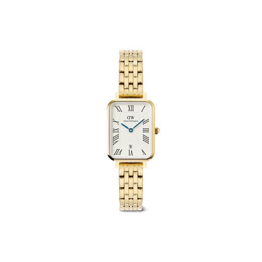 Zegarek Daniel Wellington Quadro DW00100861 Złoty ze sklepu eobuwie.pl w kategorii Zegarki - zdjęcie 186793330
