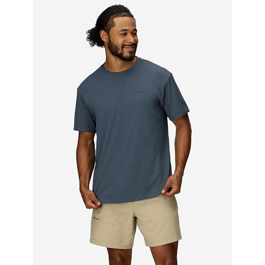 Marmot Koszulka funkcyjna &quot;AirExchange&quot; w kolorze niebieskim Marmot M okazja Limango Polska