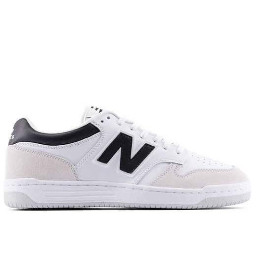 Buty unisex New Balance BB480LIW - białe ze sklepu streetstyle24.pl w kategorii Buty sportowe męskie - zdjęcie 186794320